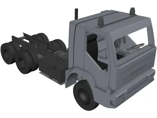 Iveco AD380T 6?6 3820 Chassis 3D Model preview