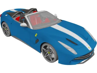 Ferrari F60 America (2015) 3D Model preview
