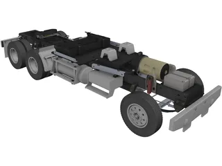Tamiya Truck Chassis 3D Model preview