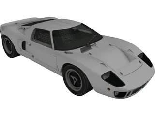 Ford GT40 3D Model preview