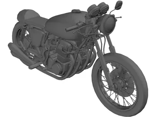 Honda CB750 3D Model preview