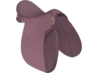 Horse Saddle 3D Model preview