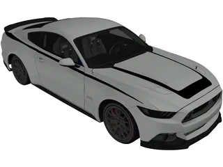 Ford Mustang RTR (2015) 3D Model preview
