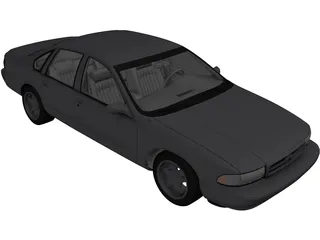 Chevrolet Impala SS (1996) 3D Model preview
