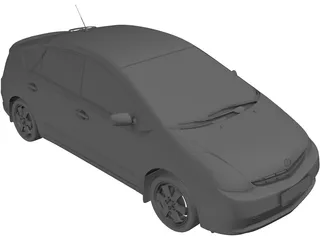 Toyota Prius (2003) 3D Model preview