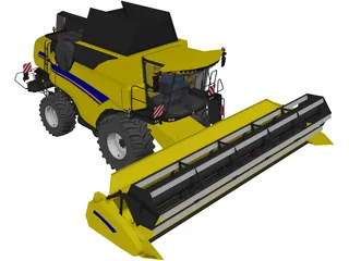 New Holland CX8 3D Model preview