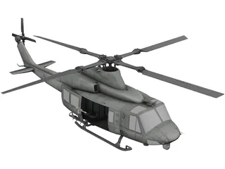 Bell UH-1Y Venom 3D Model preview
