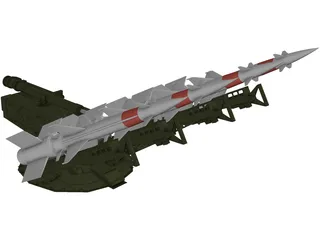 SA-3 Goa 3D Model preview