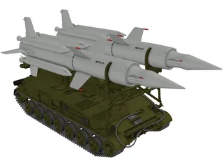 SA-4 Ganef 3D Model preview