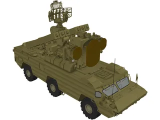 SA-8 Gecko 3D Model preview