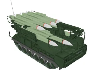 SA-11 Gadfly TEL 3D Model preview