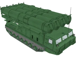 SA-12a-23a Gladiator TELAR 3D Model preview