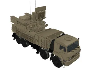 SA-22 Greyhound 3D Model preview