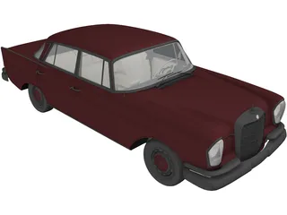 Mercedes-Benz 220S [W111] (1964) 3D Model preview