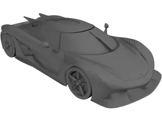 Koenigsegg Jesko Absolut (2020) 3D Model preview