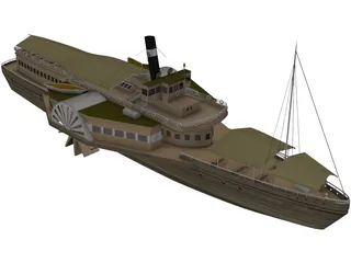 Boat 3D Model preview
