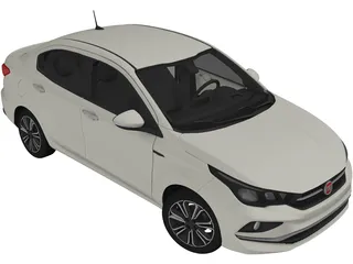 Fiat Cronos (2018) 3D Model preview