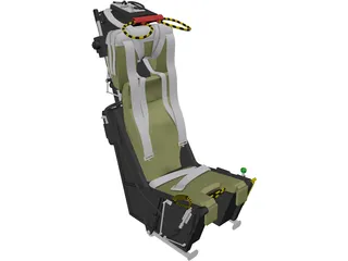 Mk7 Ejection Seat 3D Model preview