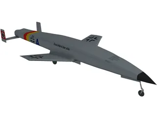 Sanger Amerika Bomber 3D Model preview