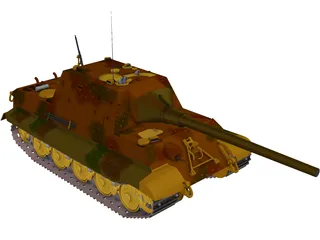 Jagdtiger 1 3D Model preview