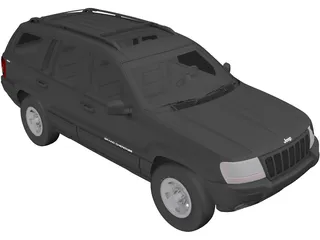 Jeep Grand Cherokee (1999) 3D Model preview