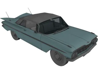 Chevrolet Impala (1963) 3D Model preview