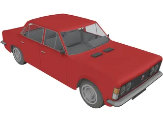 Fiat 125P 3D Model preview
