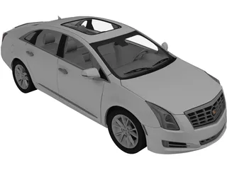 Cadillac XTS (2013) 3D Model preview