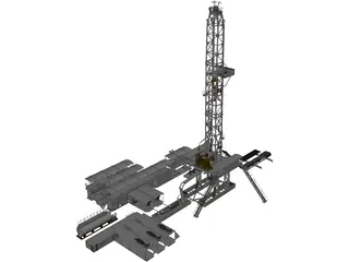 Land Rig 3D Model preview