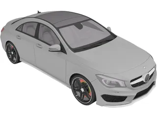 Mercedes-Benz CLA 250 (2013) 3D Model preview
