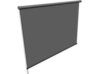 Roller Blinds 3D Model preview