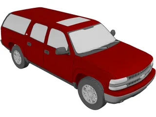 Chevrolet Suburban (2000) 3D Model preview