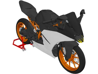 KTM RC 390 3D Model preview