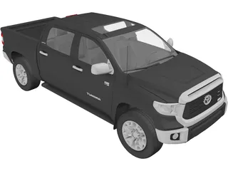 Toyota Tundra (2017) 3D Model preview