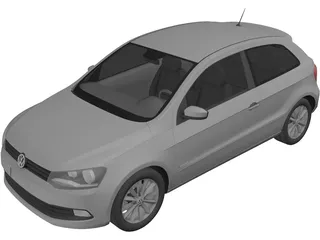 Volkwagen Gol (2013) 3D Model preview