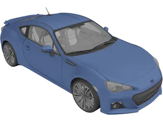 Subaru BRZ [FA20] (2014) 3D Model preview