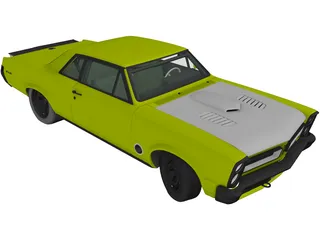 Pontiac GT Turbo 3D Model preview