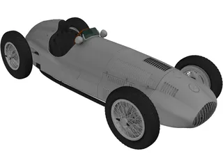 Mercedes-Benz W165 (1939) 3D Model preview