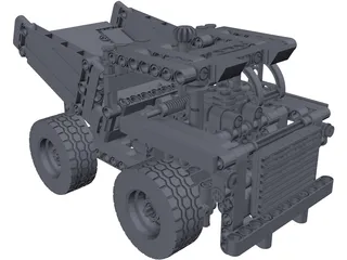 Lego Technic 42035 Mining Truck (2015) 3D Model preview
