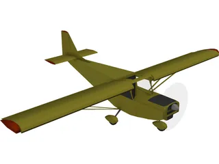ULM Savannah 3D Model preview