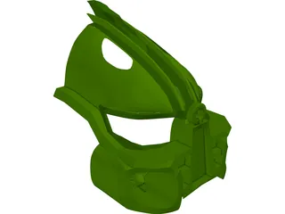 Bionicle Kanohi Miru Nuva Mask 3D Model preview