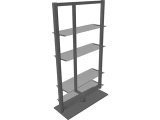 TV Stand 3D Model preview