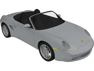 Porsche Boxster (1997) 3D Model preview