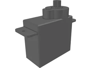 RC HS-55 Servo 3D Model preview