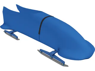Bobsleigh 3D Model preview