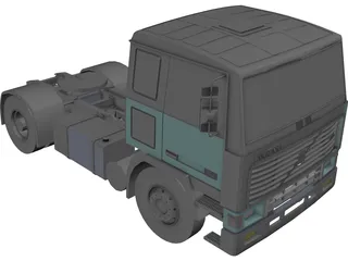 Volvo F12 3D Model preview