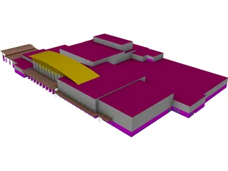 Casa Grande Union High School Auditorium 3D Model preview