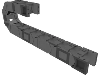 Igus Energy Chain 3D Model preview