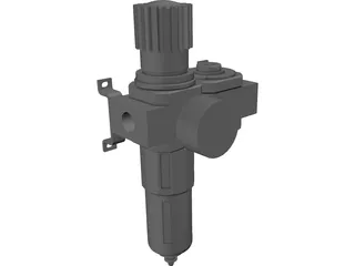 Air Regulator D-series 3D Model preview
