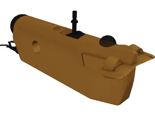Alliant ROV Submersible 3D Model preview